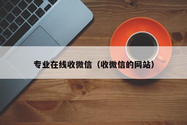 专业在线收微信（收微信的网站）